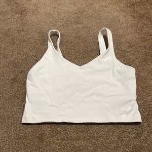 2/$20 Cropped White Workout Top - Lulu Align Tank Dupe